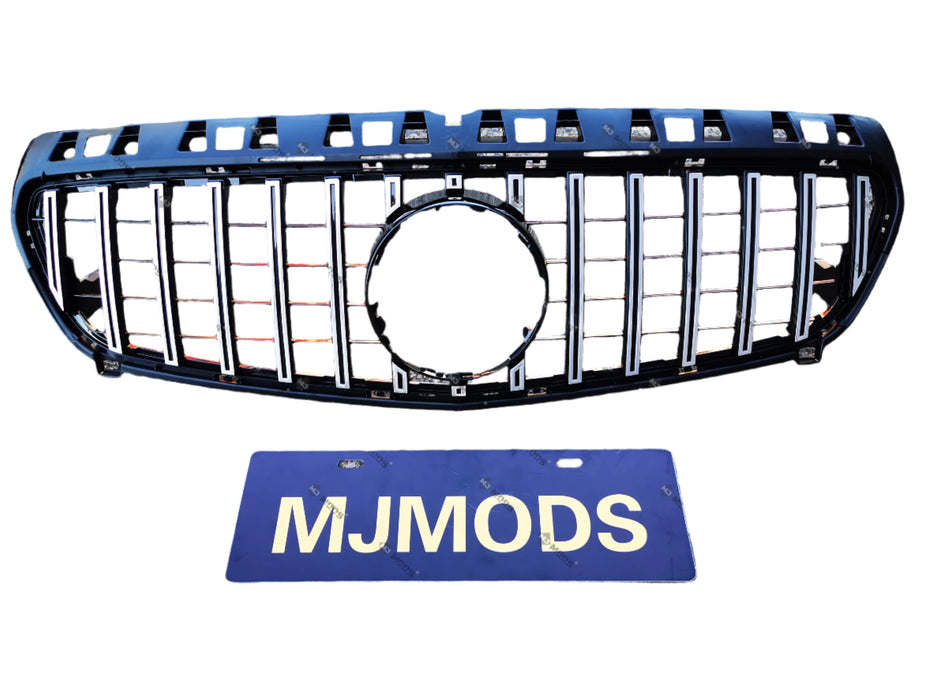 ABS Front Grille For MERCEDES BENZ【W176 A180/200/250 A45 AMG】12-15【GT SV】 (6577274880074)