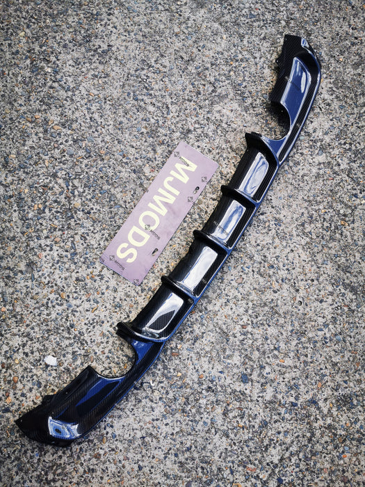 Carbon Fibre Rear Bumper Diffuser for BMW【F30 F31 M SPORT】【Twin】340i 335i (4271871066186)