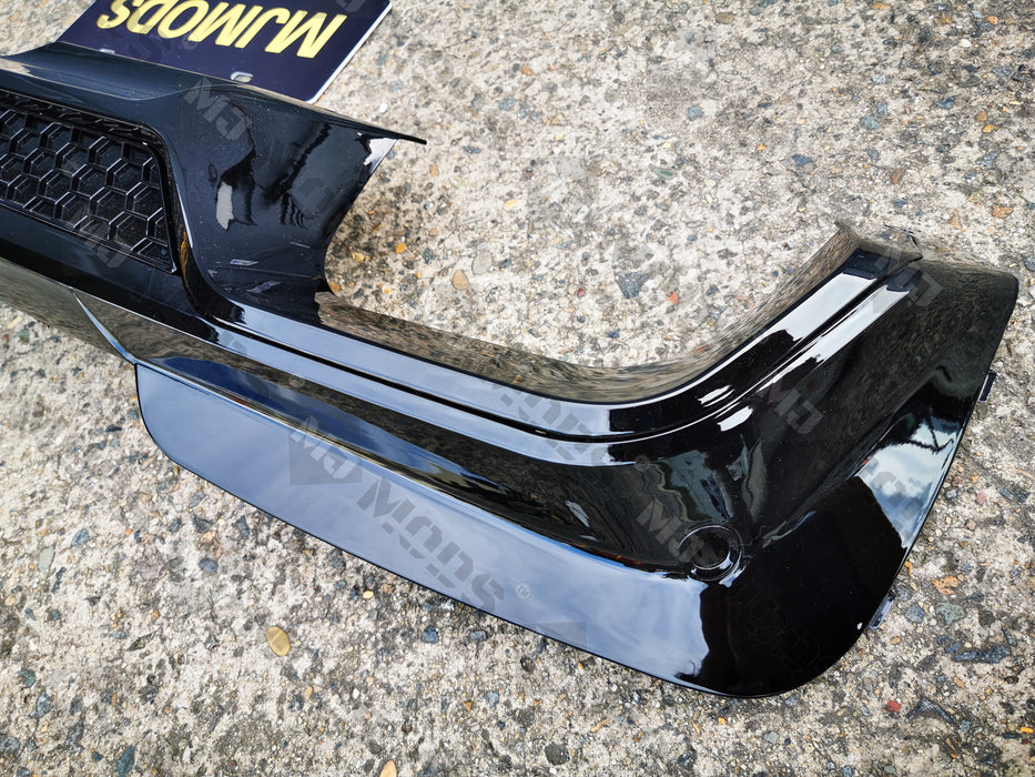 ABS Glossy Black Rear Bumper Diffuser for BMW【X3 G01 M40i & 30d 30i M Sport】2017+【B】 (6582260760650)