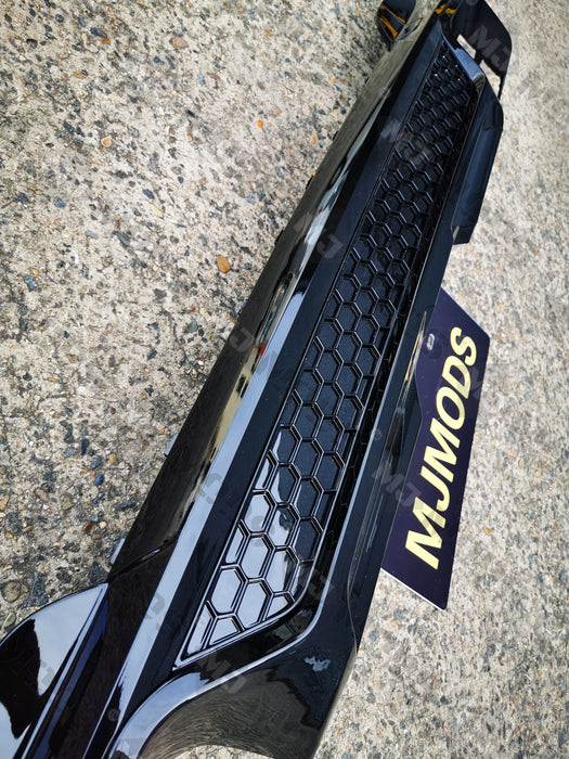 ABS Glossy Black Rear Bumper Diffuser for BMW【X3 G01 M40i & 30d 30i M Sport】2017+【B】 (6582260760650)