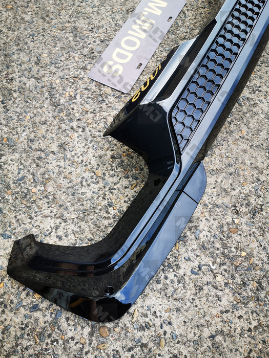 ABS Glossy Black Rear Bumper Diffuser for BMW【X3 G01 M40i & 30d 30i M Sport】2017+【B】 (6582260760650)