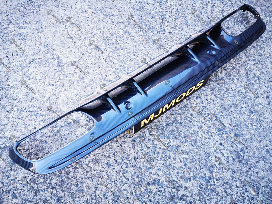 Carbon Fibre Rear Diffuser For MERCEDES BENZ【 W205 / S205 C200/220/250/300/350 AMG C43 AMG C63 AMG S】【2019+】【4 Door Sedan - C63S facelift Style】 (6571544510538)