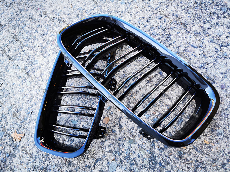 ABS Glossy Black Front Grille Fit For BMW【F30/F31 316/318/320/328/330/335/340】 (4285350445130)