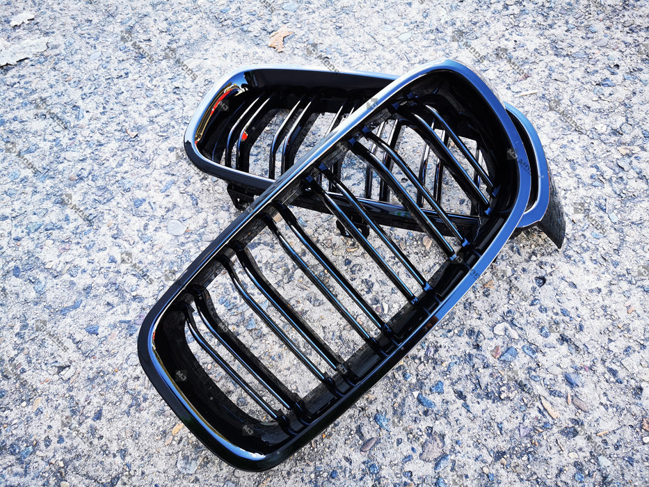ABS Glossy Black Front Grille Fit For BMW【F30/F31 316/318/320/328/330/335/340】 (4285350445130)