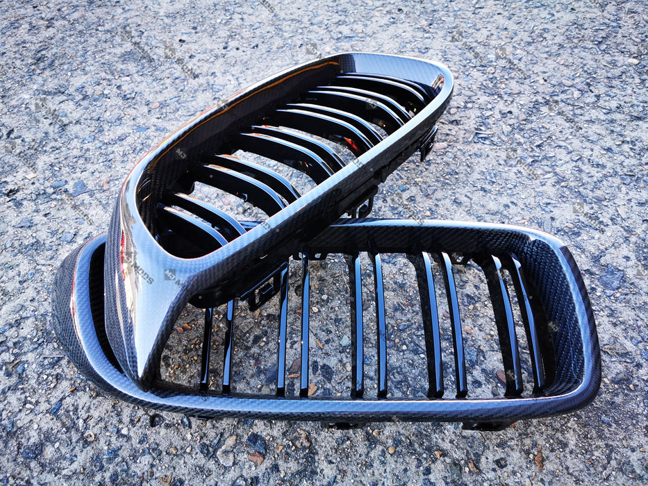 Carbon Fibre Front Grille for BMW【F32/33/36 M3/F80 M4/F82】【420d/420i/428i/430i/435i/440i M4 F82/F83 M3 F80】 (4320917651530)