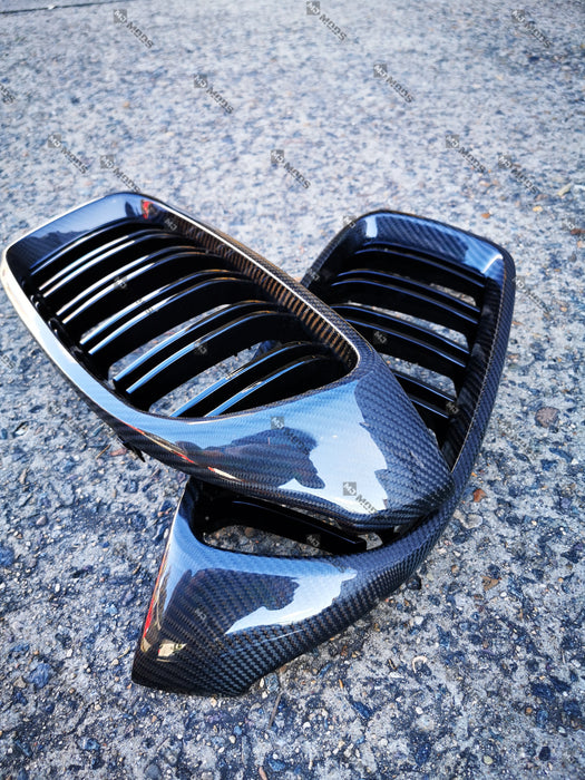 Carbon Fibre Front Grille for BMW【F32/33/36 M3/F80 M4/F82】【420d/420i/428i/430i/435i/440i M4 F82/F83 M3 F80】 (4320917651530)