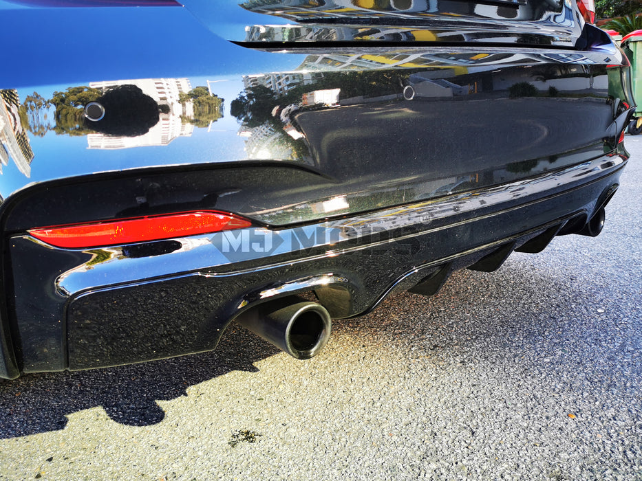 ABS Glossy Black Rear Diffuser For BMW【F22/F23 M240/235 230/228/225/220 M Sport】quad (6542944108618)