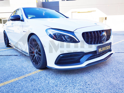 Front Grille Fit For Mercedes Benz【W205 S205 C205 A205 C63 AMG S】【2015+】【GT BK】 (4348059091018)