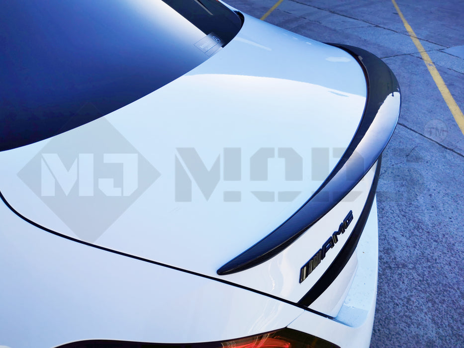 Carbon Fibre Rear Bumper Spoiler for MERCEDES-BENZ 15-21 C CLASS & C63 【W205 SEDAN S205 WAGON】【4D-AMG Style】 (3750226624586)