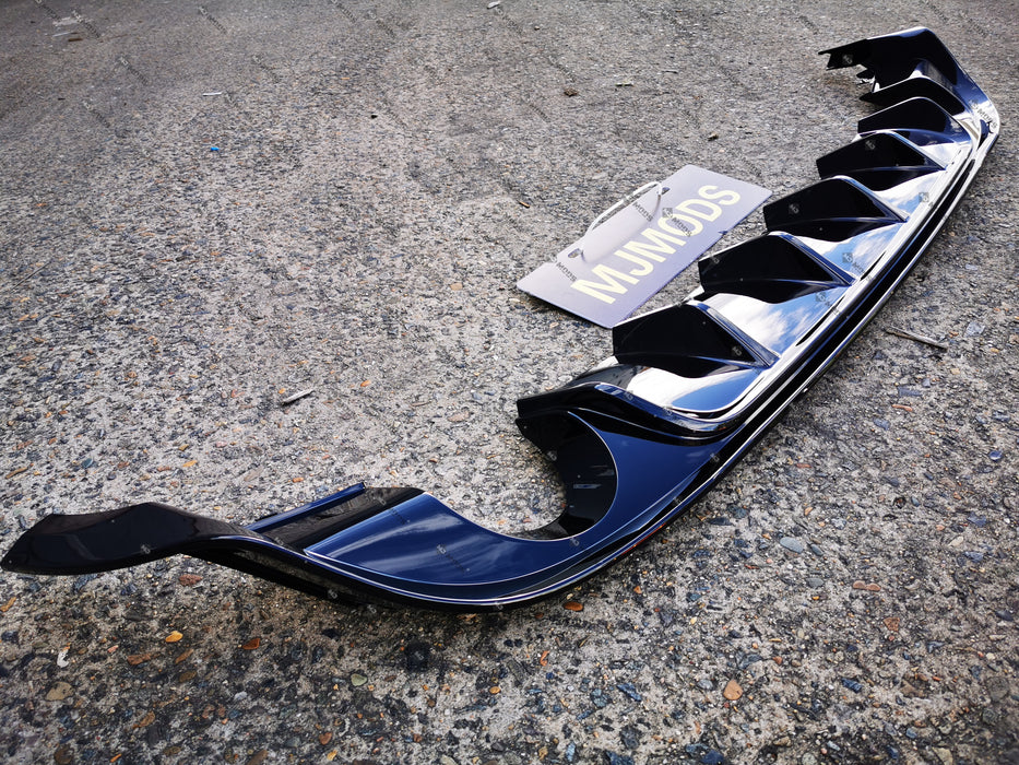 TCR Style ABS Glossy Black Rear Diffuser For VOLKSWAGEN【Golf 7.5 GTI】2012+ (6574221918282)