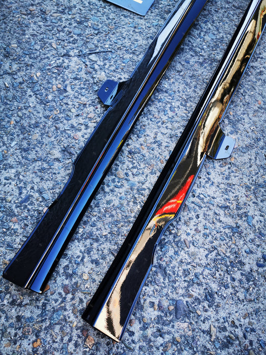 TCR Style ABS Gloss Black Side Skirts for VOLKSWAGEN【Golf 7.5 GTI】2012+ (6643027476554)