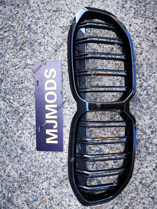 ABS Glossy Black Front Grille Fit For BMW 1 Series【F40 118i 128ti M135i】2019+【GT Style】 (6666560634954)