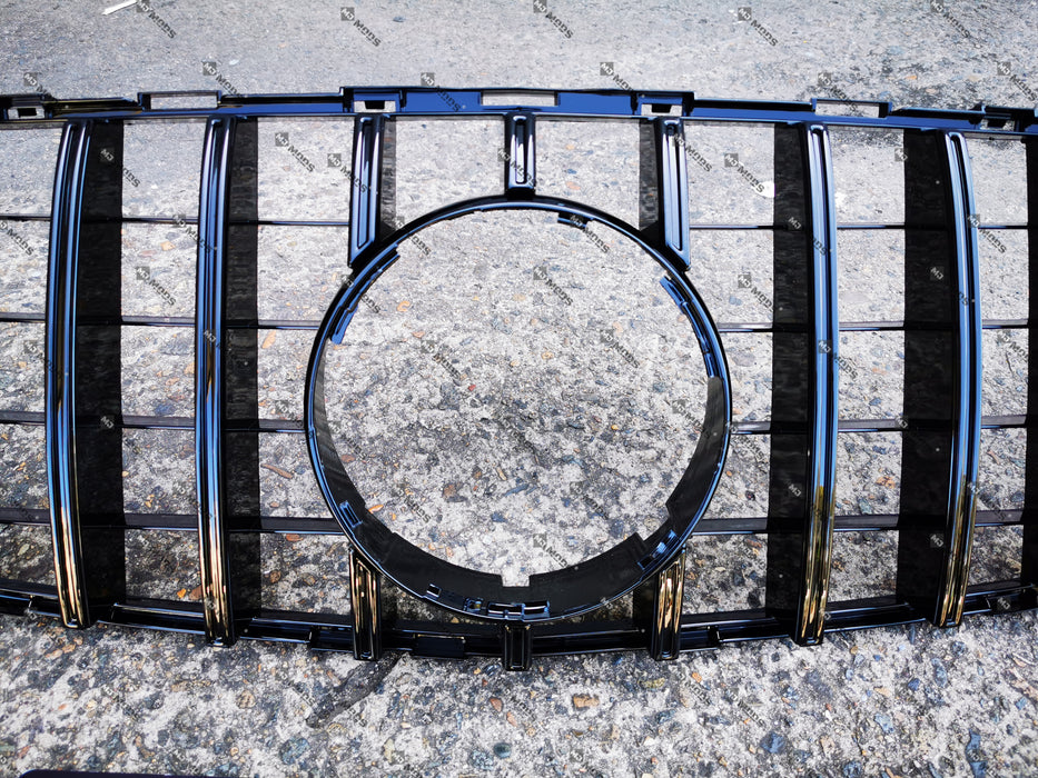 ABS Front Grille For Mercedes-Benz GLA-Class【X156 GLA180/200/220/250 GLA45 AMG】13-17mid【GT BK】 (6767757328458)