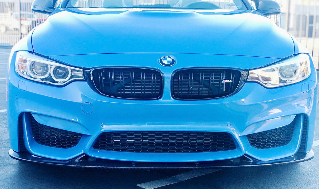 Carbon Fibre Front Bumper Lip for BMW【F80 M3 & F82 F83 M4】【3D Style】 (4854414278730)