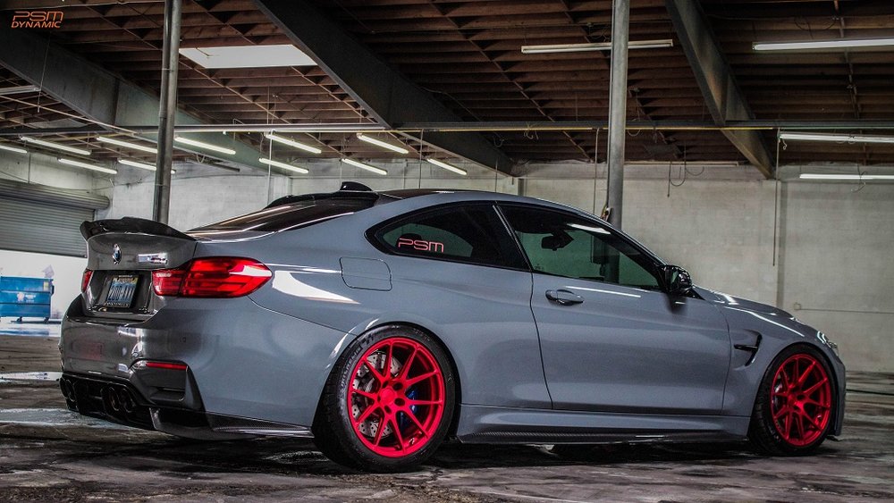 Carbon Fibre Rear Boot Spoiler Fit for BMW M Series【F82 M4】【PSM Style】 (3782794969162)