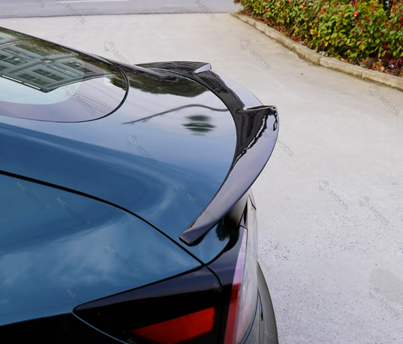 ABS Glossy Black Rear Boot Spoiler fit for 【Tesla Model 3】2019+ (7062973251658)