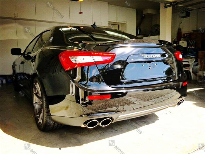 Carbon Fibre Rear Trunk Boot Spoiler for Maserati【Ghibli】2014-2019【Wald Style】 (3789671792714)