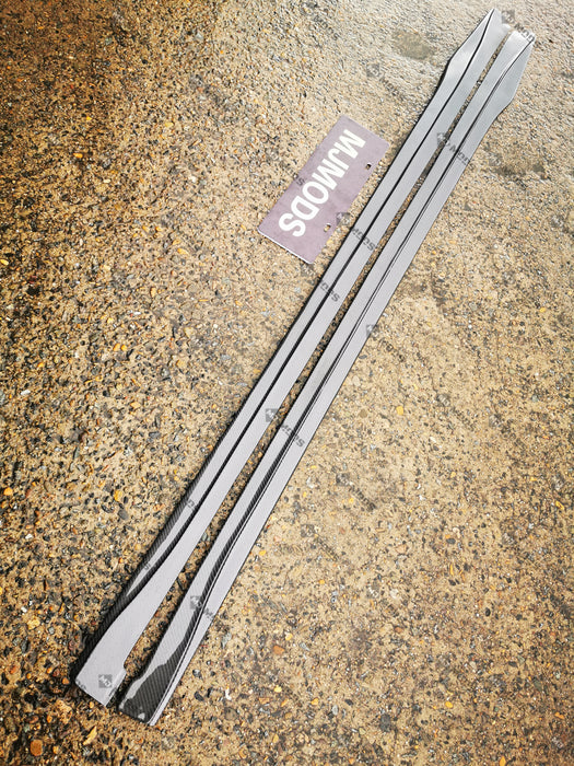 Carbon Fibre Side Skirt Fit For BMW【F32 F33 F36 420 428 430 M SPORT & 435i 440i】【RZ】 (4320945045578)