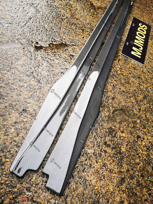 Carbon Fibre Side Skirt Fit For BMW【F32 F33 F36 420 428 430 M SPORT & 435i 440i】【RZ】 (4320945045578)