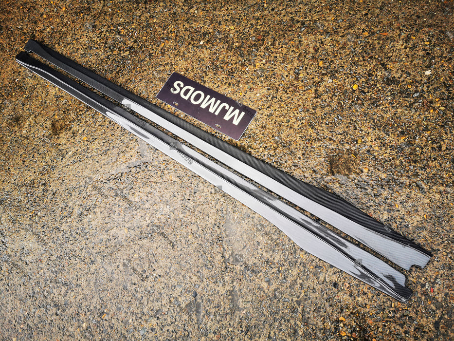 Carbon Fibre Side Skirt Fit For BMW【F32 F33 F36 420 428 430 M SPORT & 435i 440i】【RZ】 (4320945045578)