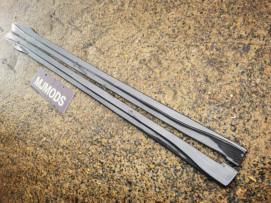 Carbon Fibre Side Skirt Fit For BMW【F32 F33 F36 420 428 430 M SPORT & 435i 440i】【RZ】 (4320945045578)