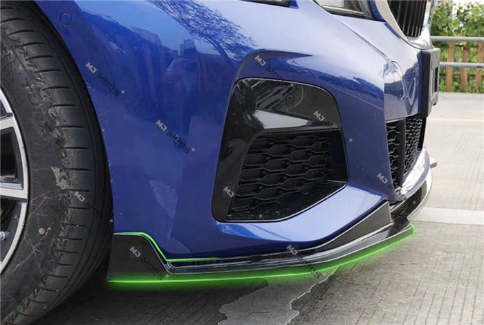 ABS GLOSSY BLACK FRONT BUMPER LIP fit for BMW【G20/G21 M340 330/320 M Sport】【MP】 (6623755567178)