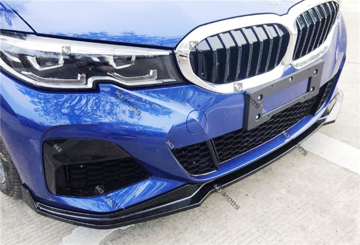 ABS GLOSSY BLACK FRONT BUMPER LIP fit for BMW【G20/G21 M340 330/320 M Sport】【MP】 (6623755567178)