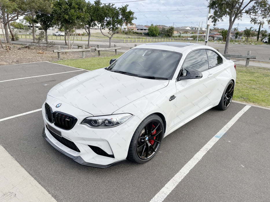 Carbon Fibre Front Bumper Lip for BMW F87 M2C【Competition Edition】【M2C-CS Style】 (6583676534858)