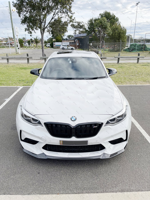 Carbon Fibre Front Bumper Lip for BMW F87 M2C【Competition Edition】【M2C-CS Style】 (6583676534858)