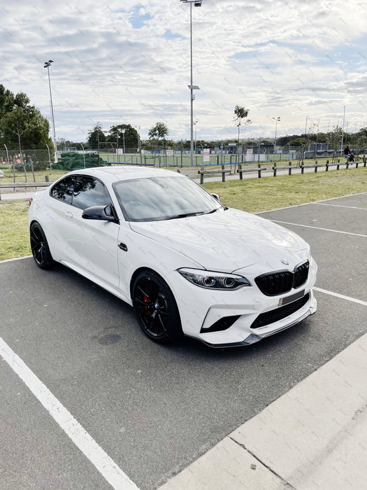 Carbon Fibre Front Bumper Lip for BMW F87 M2C【Competition Edition】【M2C-CS Style】 (6583676534858)
