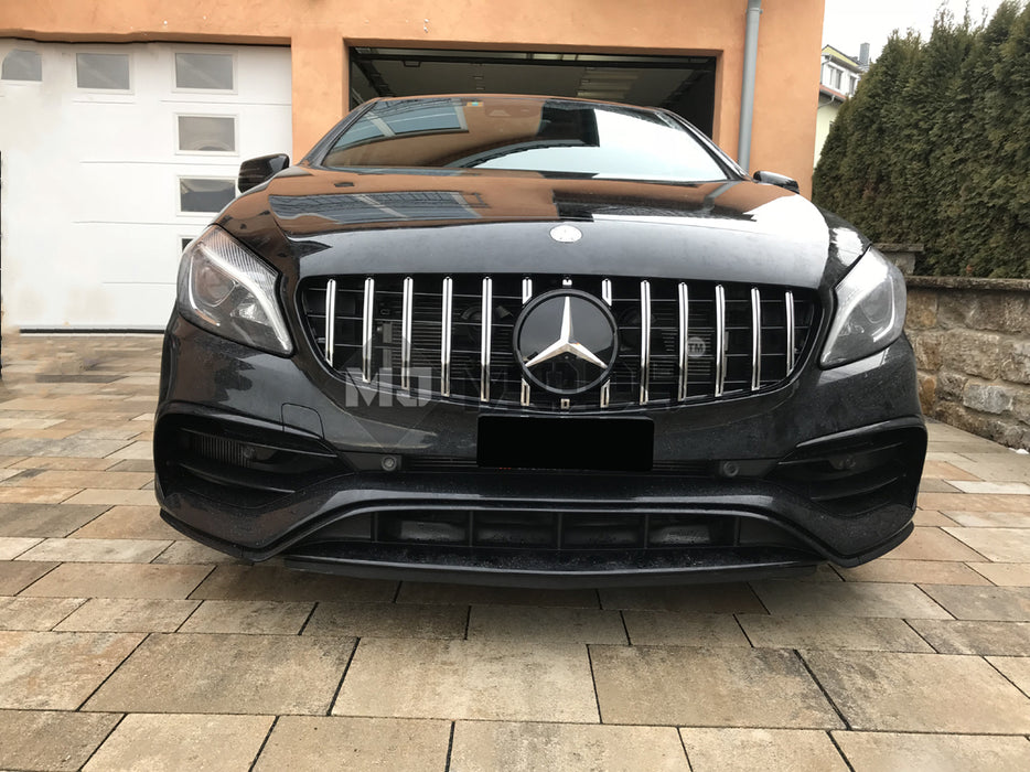 ABS Front Grille For MERCEDES BENZ【W176 A180/200/250 A45 AMG】16-18【GT SV】 (4748302647370)