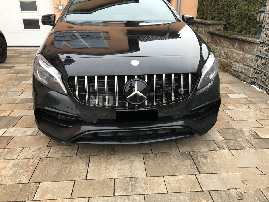 ABS Front Grille For MERCEDES BENZ【W176 A180/200/250 A45 AMG】16-18【GT SV】 (4748302647370)