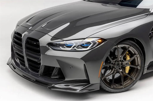 Dry Carbon Fibre Front Bumper Lip for BMW【M3 G80 G81 & M4 G82 G83】【V Style】 (7060483309642)