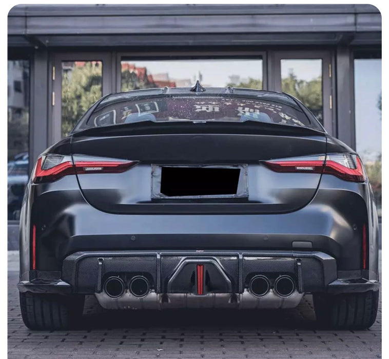 Dry Carbon Fibre Rear Bumper Diffuser for BMW【M3 G80 G81 & M4 G82 G83】【F3 Style】