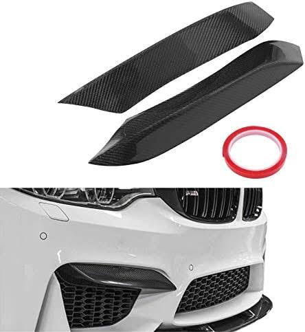 Carbon Fibre Front Bumper Splitter for BMW【F80 M3 & F82 F83 M4】Upper Curvy Front (7016137228362)
