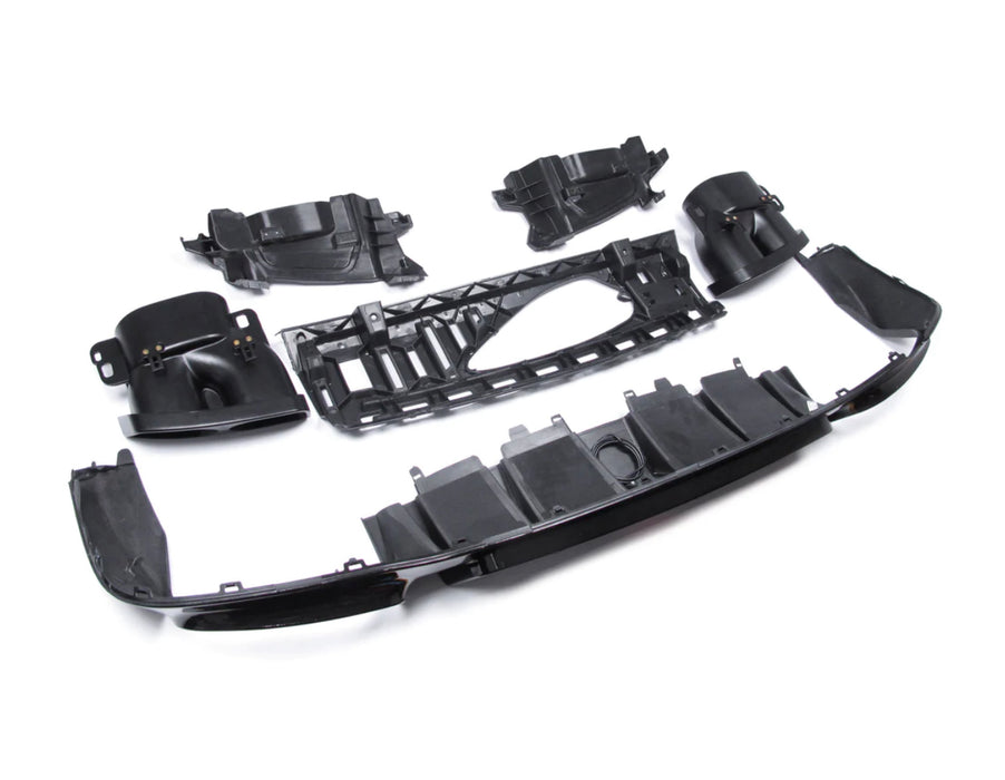 Gloss Black PP Rear Diffuser For MERCEDES BENZ E CLASS【W213 Sedan】【 E260 E300 E350 E43 E53 E63 AMG】【E400 E450 AMG】2016-2022 (7065696600138)