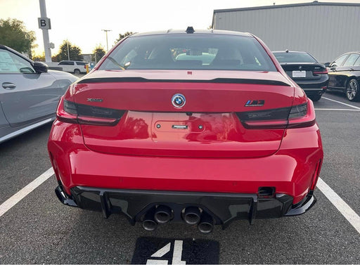 Dry Carbon Fibre Rear Bumper Diffuser for BMW【M3 G80 G81 & M4 G82 G83】【Centre outlet】 (7060484751434)