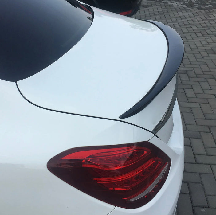 PP Plastic Gloss Black Rear Bumper Boot Lip Spoiler for MERCEDES-BENZ  C CLASS【W205 SEDAN S205 WAGON】【4D-AMG Style】 (7079650754634)