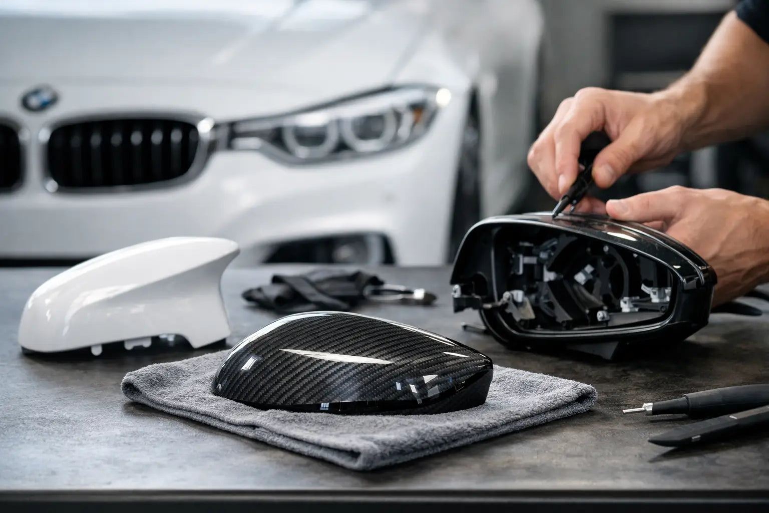 How to Upgrade BMW Mirror Covers Properly
