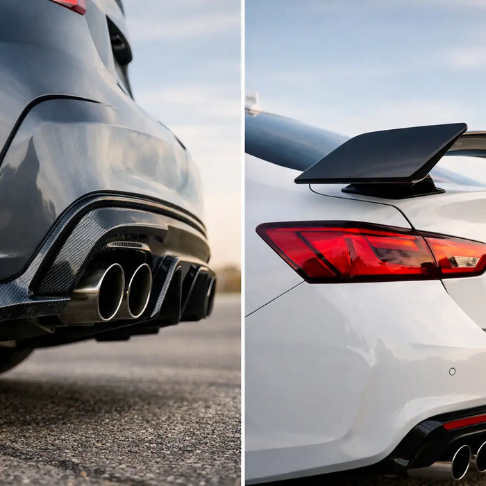 Rear Diffuser vs Spoiler: What Suits Your Car?
