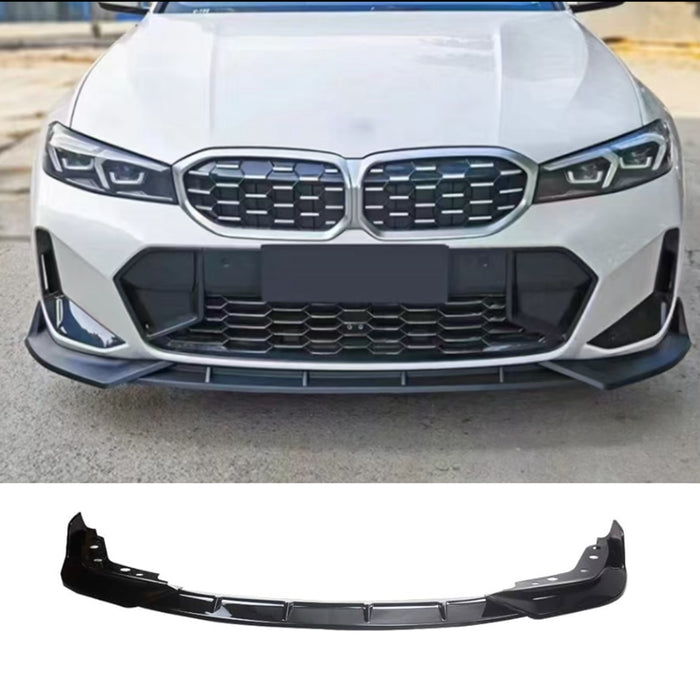 ABS GLOSSY BLACK FRONT BUMPER LIP fit for BMW【G20/G21 LCI M340 330 320 M Sport】【G20 LCI FD】