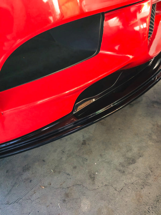 ABS Gloss Black Front Bumper Lip For BMW【E90 E92 E93 M3】GTS Style