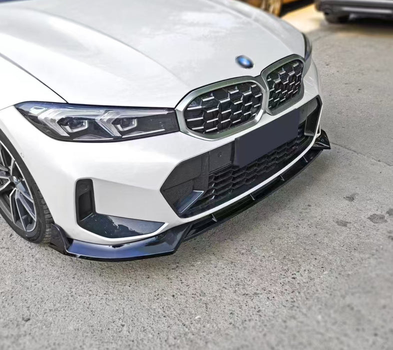 ABS GLOSSY BLACK FRONT BUMPER LIP fit for BMW【G20/G21 LCI M340 330 320 M Sport】【G20 LCI FD】