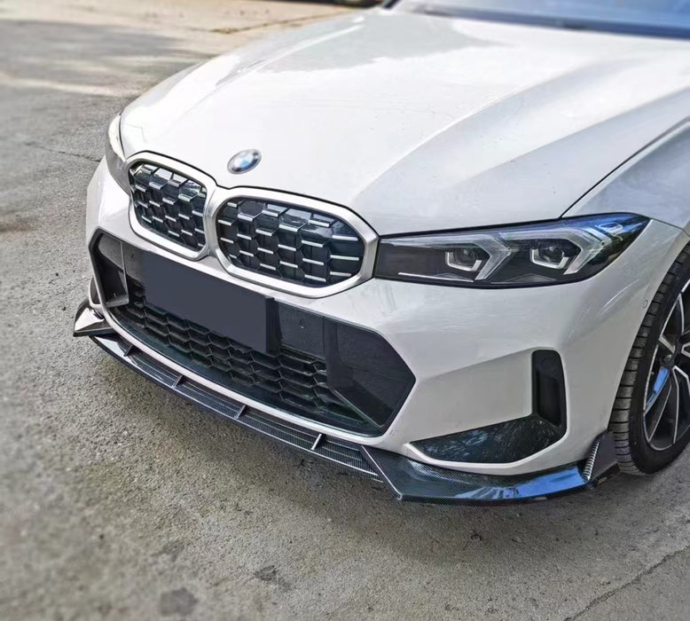 ABS GLOSSY BLACK FRONT BUMPER LIP fit for BMW【G20/G21 LCI M340 330 320 M Sport】【G20 LCI FD】