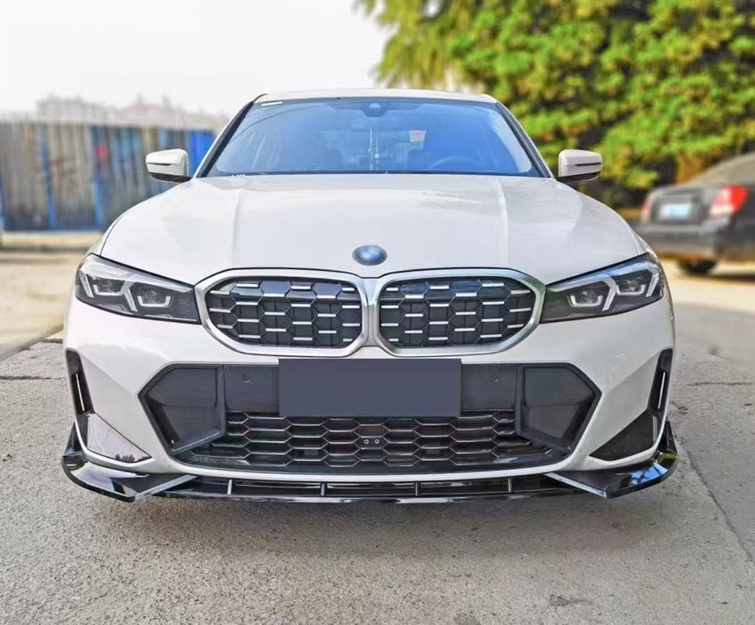ABS GLOSSY BLACK FRONT BUMPER LIP fit for BMW【G20/G21 LCI M340 330 320 M Sport】【G20 LCI FD】