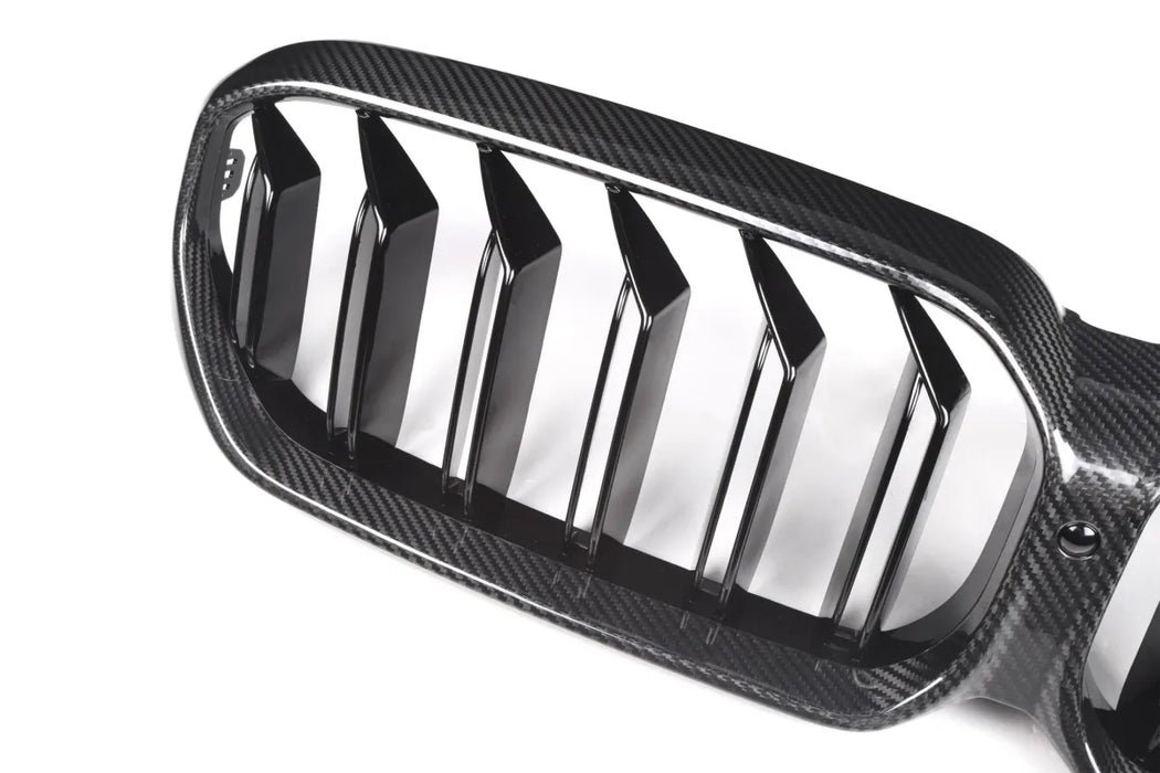 BMW G30 LCI 5 Series Dry Carbon Fibre Front Grille – M Sport Style Kidney Grille