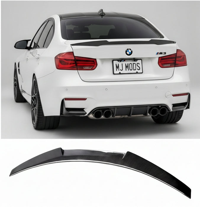 Carbon Fibre Rear Boot Spoiler for BMW【F30 3 Series F80 M3 】【M4 Style】