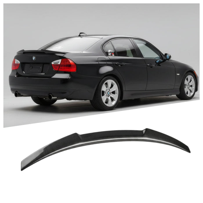 CARBON FIBRE BOOT LIP SPOILER FOR BMW【3 Series E90 335i 330i 328i】【E90/M3】【M4 Style】