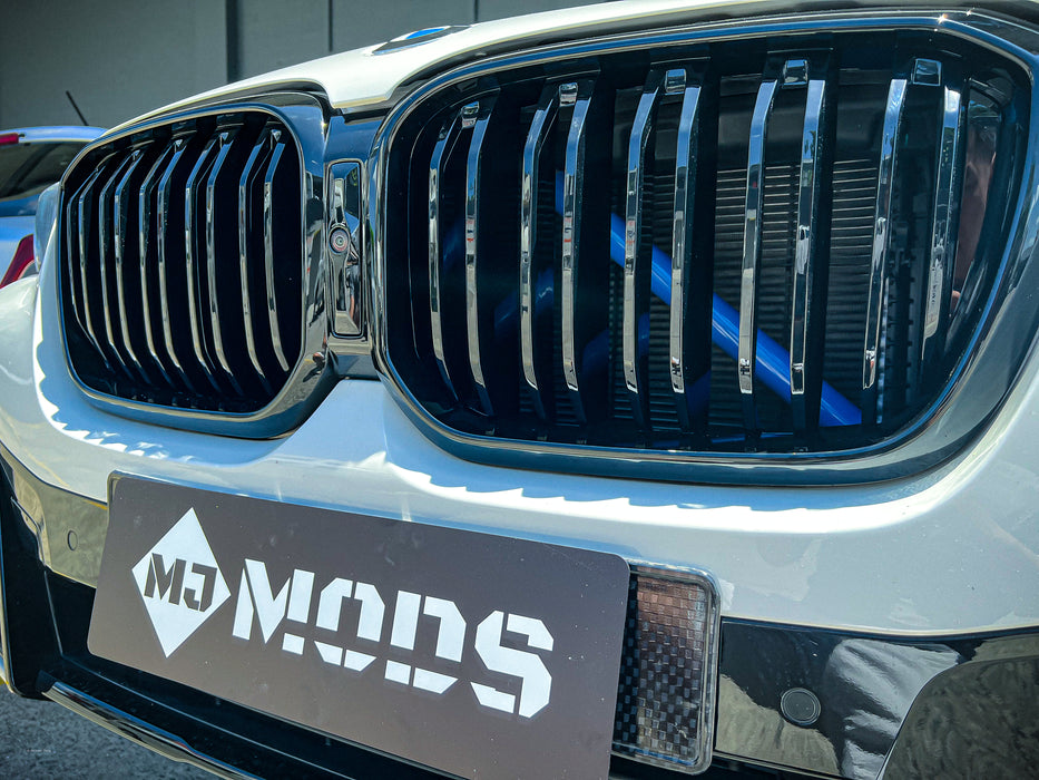 ABS Glossy Black Front Grille for BMW【X3 G01 & X4 G02 LCI】【M40i & 20i/20d/30i/30d/30e】LCI 2021+【Dual Slats】