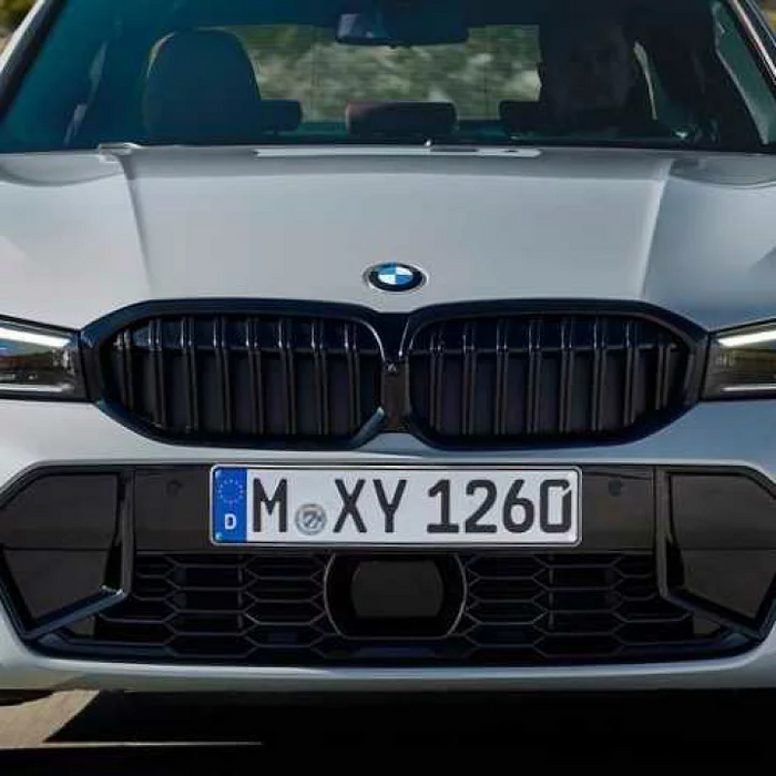 ABS GLOSSY BLACK FRONT KIDNEY GRILLE fit for BMW【G20/G21 LCI M340 330 328 320 M Sport】【G20 LCI Single Slats Style】